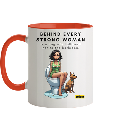 Behind Every Strong Woman Collection - Tasse zweifarbig