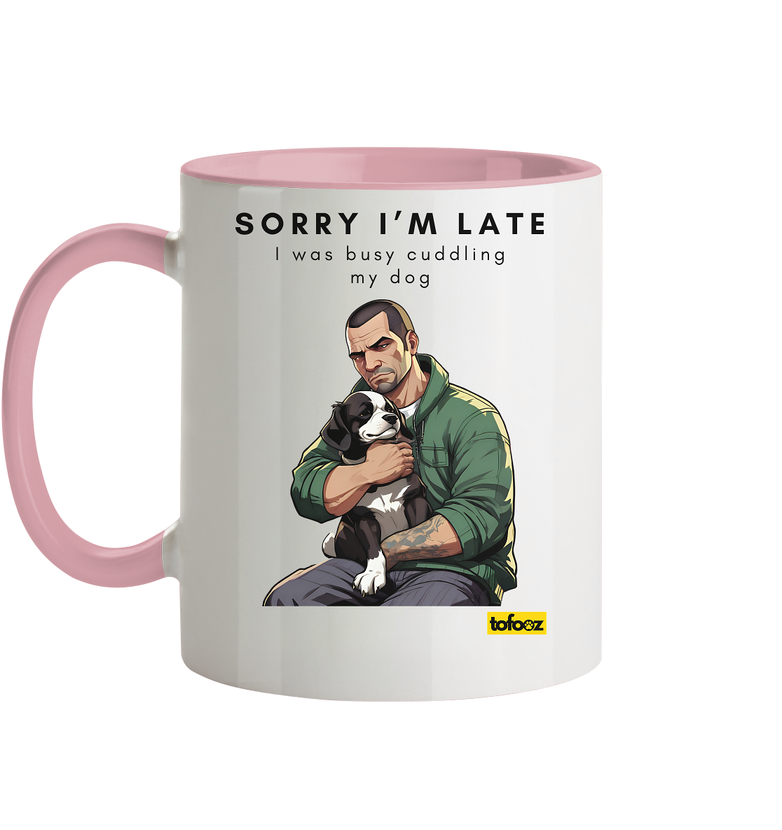 Sorry I'm Late Gamer Style Collection - Two-Tone Mug