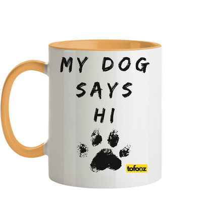 Today Will Be An Aussome Day - Red Tri Australian Shepherd Graphic  - Two Tone Mug