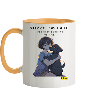 Sorry I'm Late Collection - Two-Tone Mug