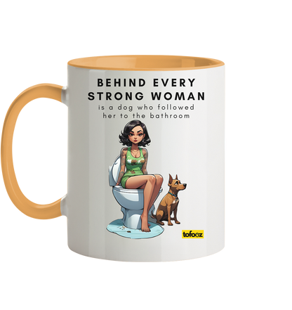 Behind Every Strong Woman Collection - Tasse zweifarbig