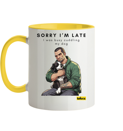 Sorry I'm Late Gamer Style Collection - Two-Tone Mug