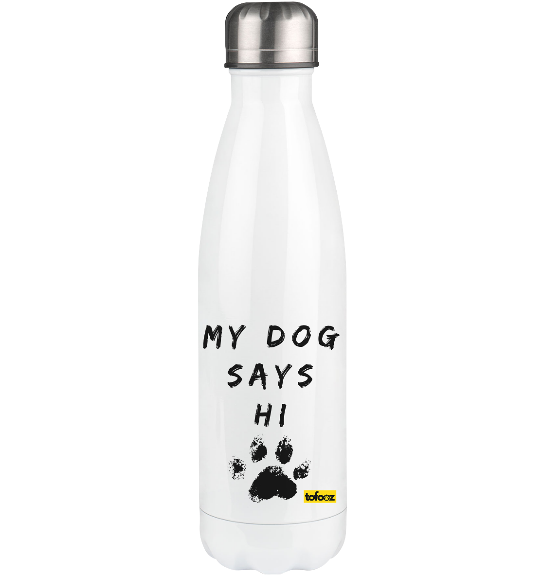 Today Will Be An Aussome Day - Red Tri Australian Shepherd Graphic - Stainless Steel Drink Bottle 500ml