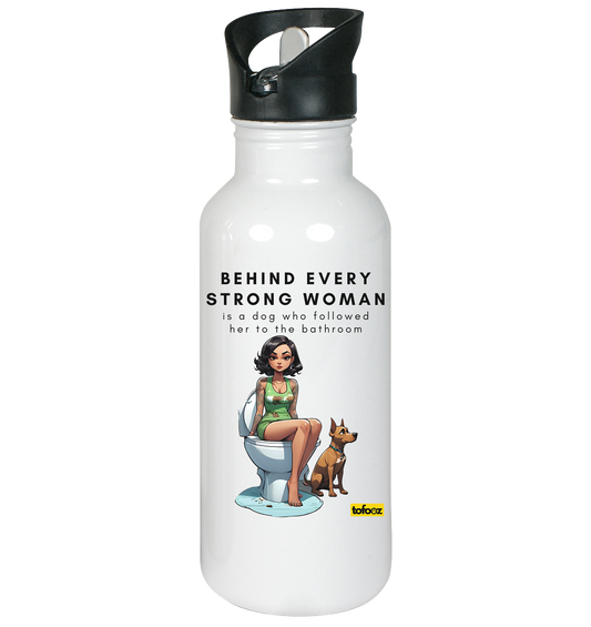 Behind Every Strong Woman Collection - Edelstahl-Trinkflasche