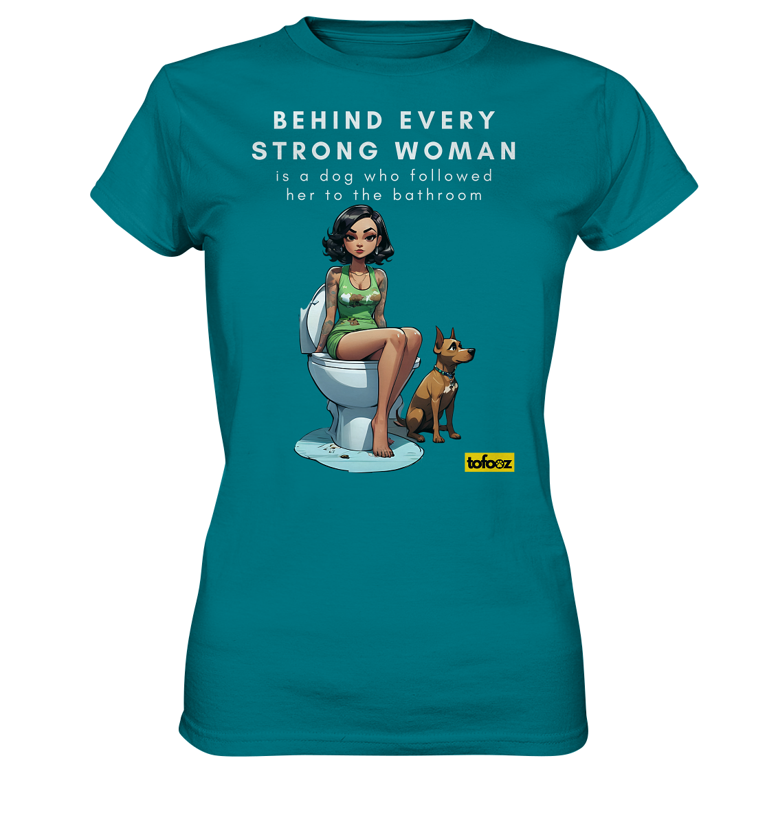 Behind Every Strong Woman Collection - Ladies Premium T-Shirt