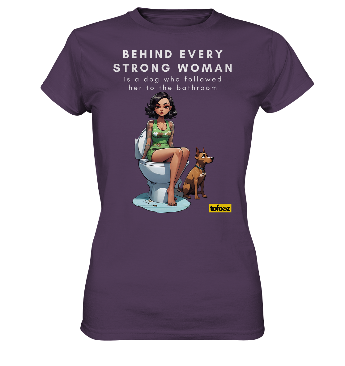 Behind Every Strong Woman Collection - Ladies Premium T-Shirt