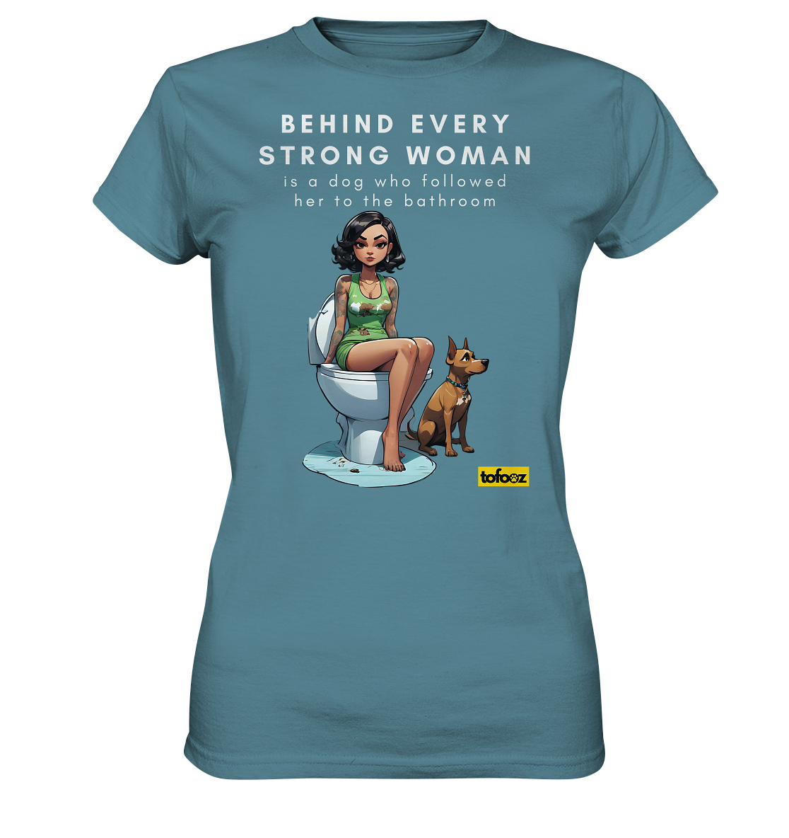 Behind Every Strong Woman Collection - Ladies Premium T-Shirt