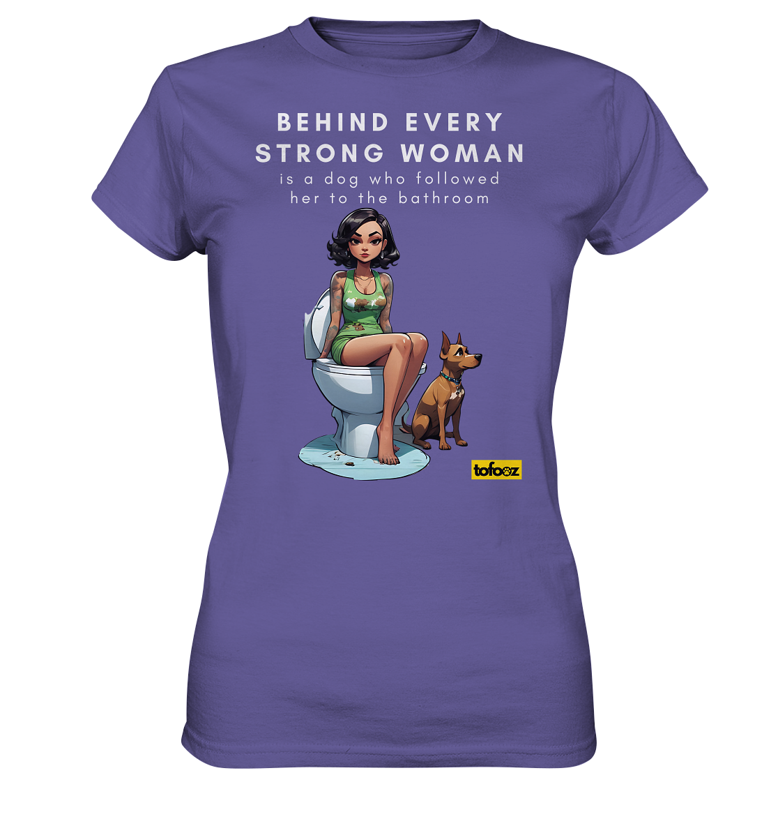 Behind Every Strong Woman Collection - Ladies Premium T-Shirt