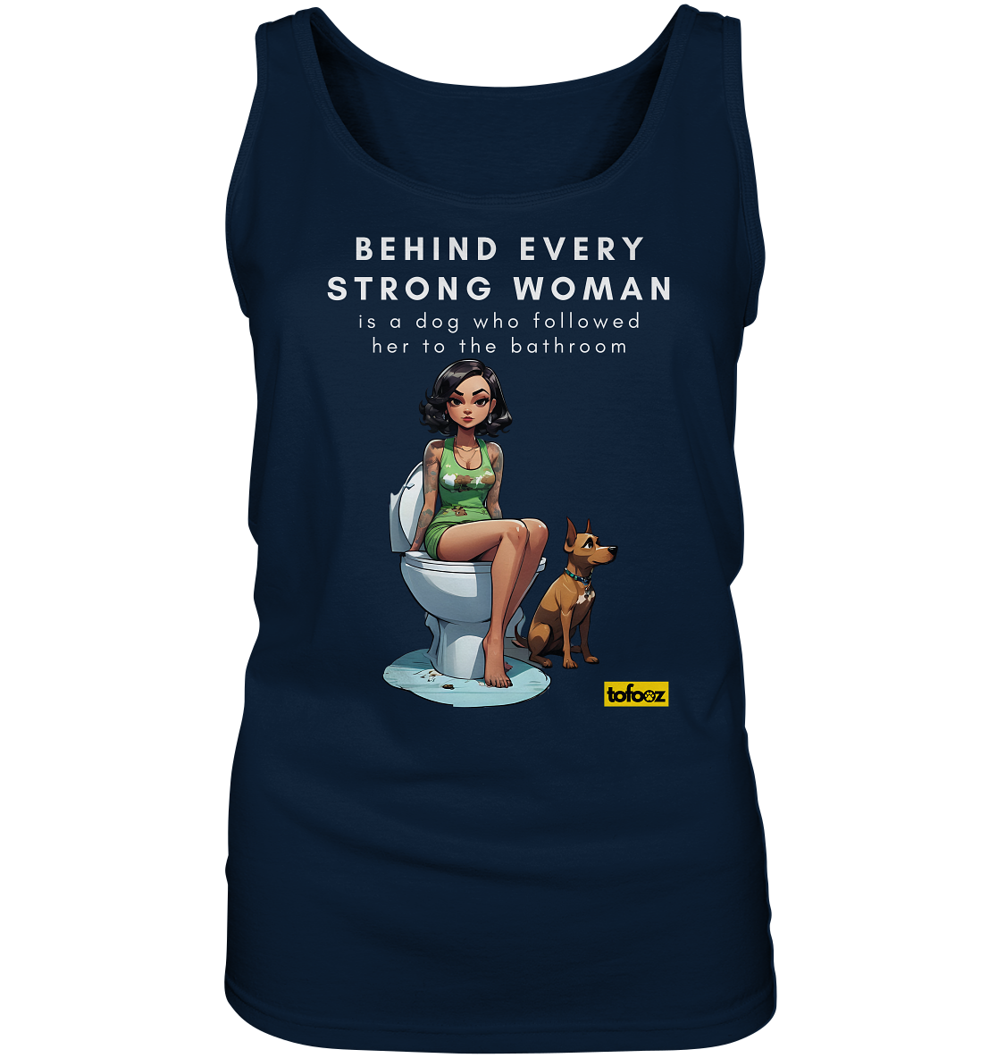 Behind Every Strong Woman Collection - Ladies Tank-Top