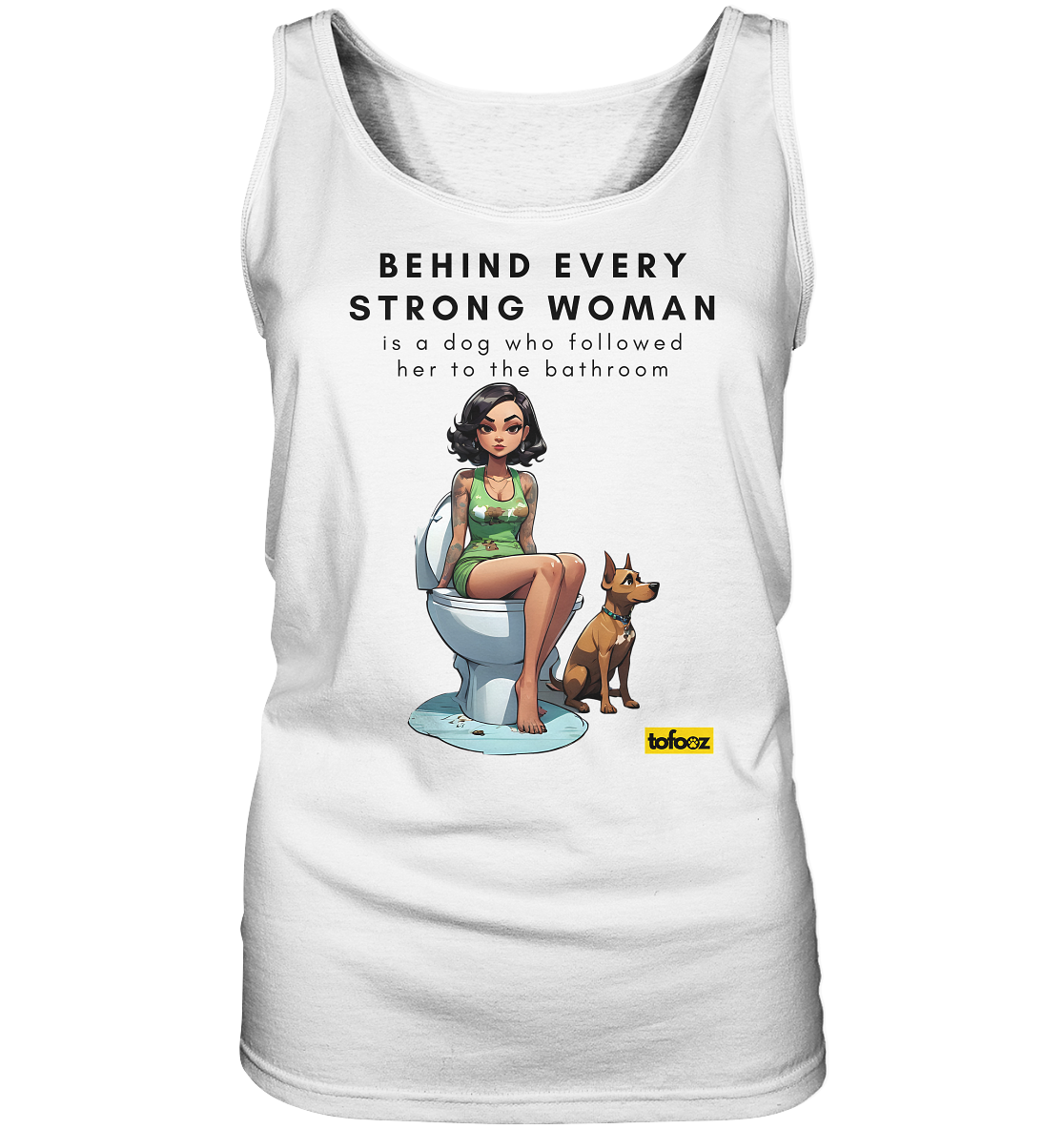 Behind Every Strong Woman Collection - Ladies Tank-Top