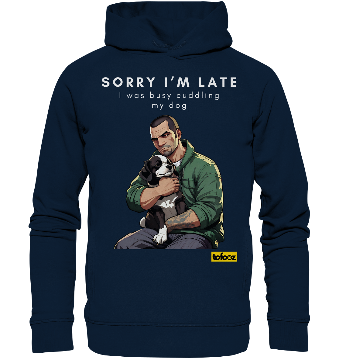 Sorry I'm Late Gamer Style Collection - Organic Hoodie, Unisex