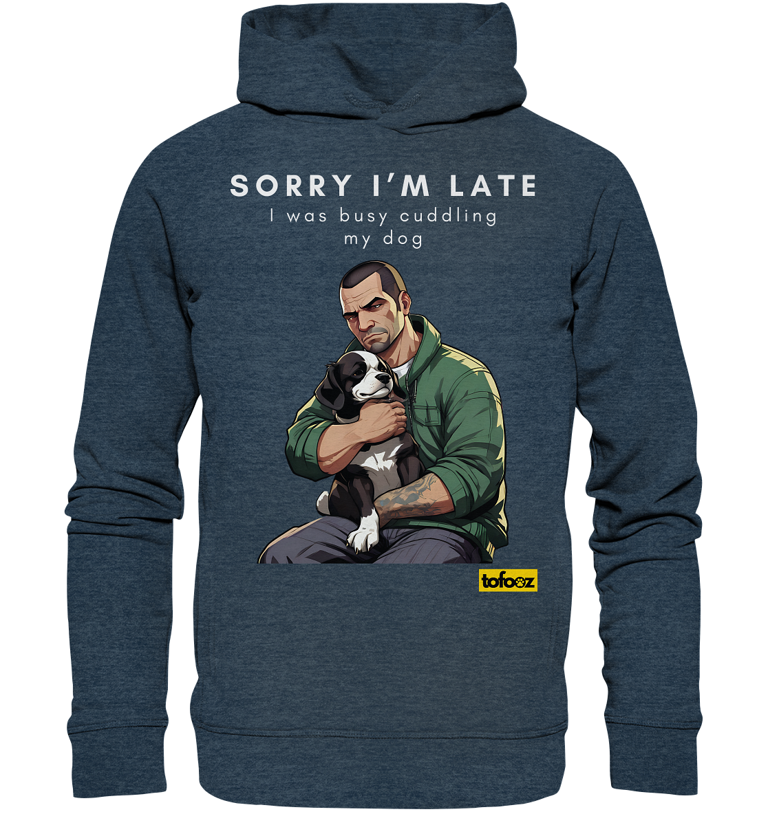 Sorry I'm Late Gamer Style Collection - Organic Hoodie, Unisex