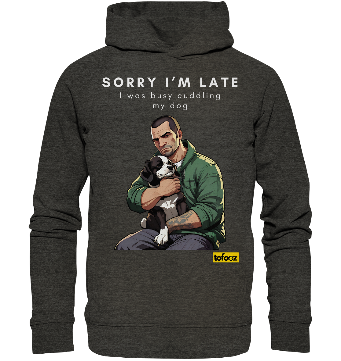 Sorry I'm Late Gamer Style Collection - Organic Hoodie, Unisex