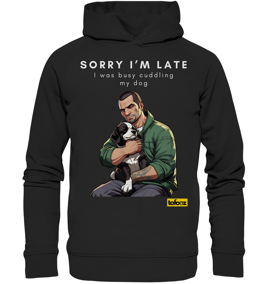 Sorry I'm Late Gamer Style Collection - Organic Hoodie, Unisex