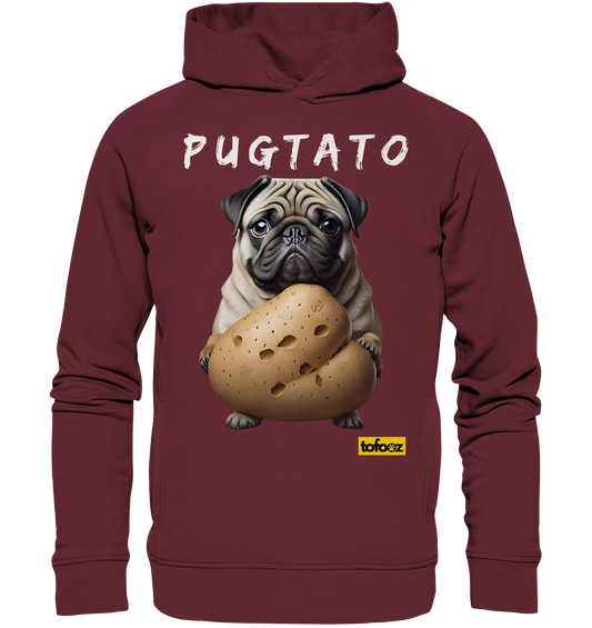 Pugtato Pug - Organic Hoodie, Unisex