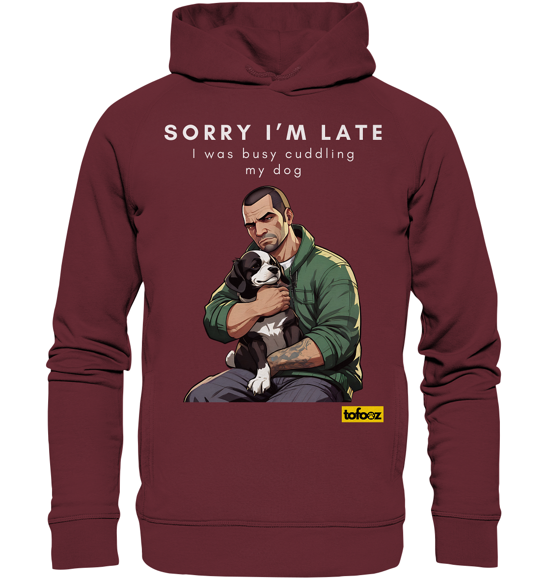 Sorry I'm Late Gamer Style Collection - Organic Hoodie, Unisex