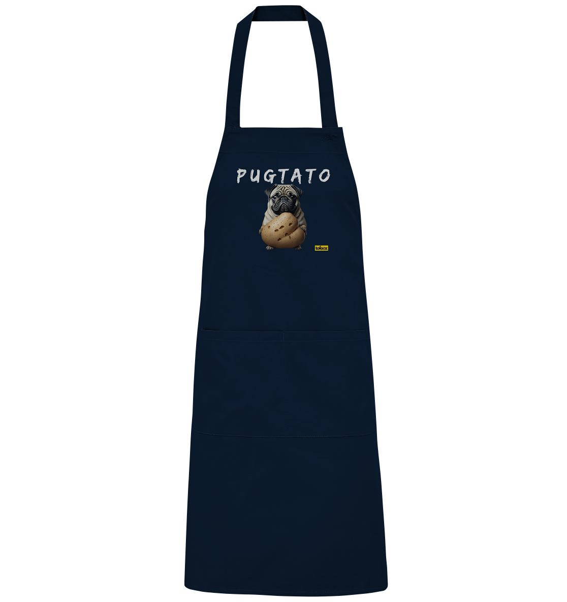 Pugtato - Pug  - Organic BBQ Apron