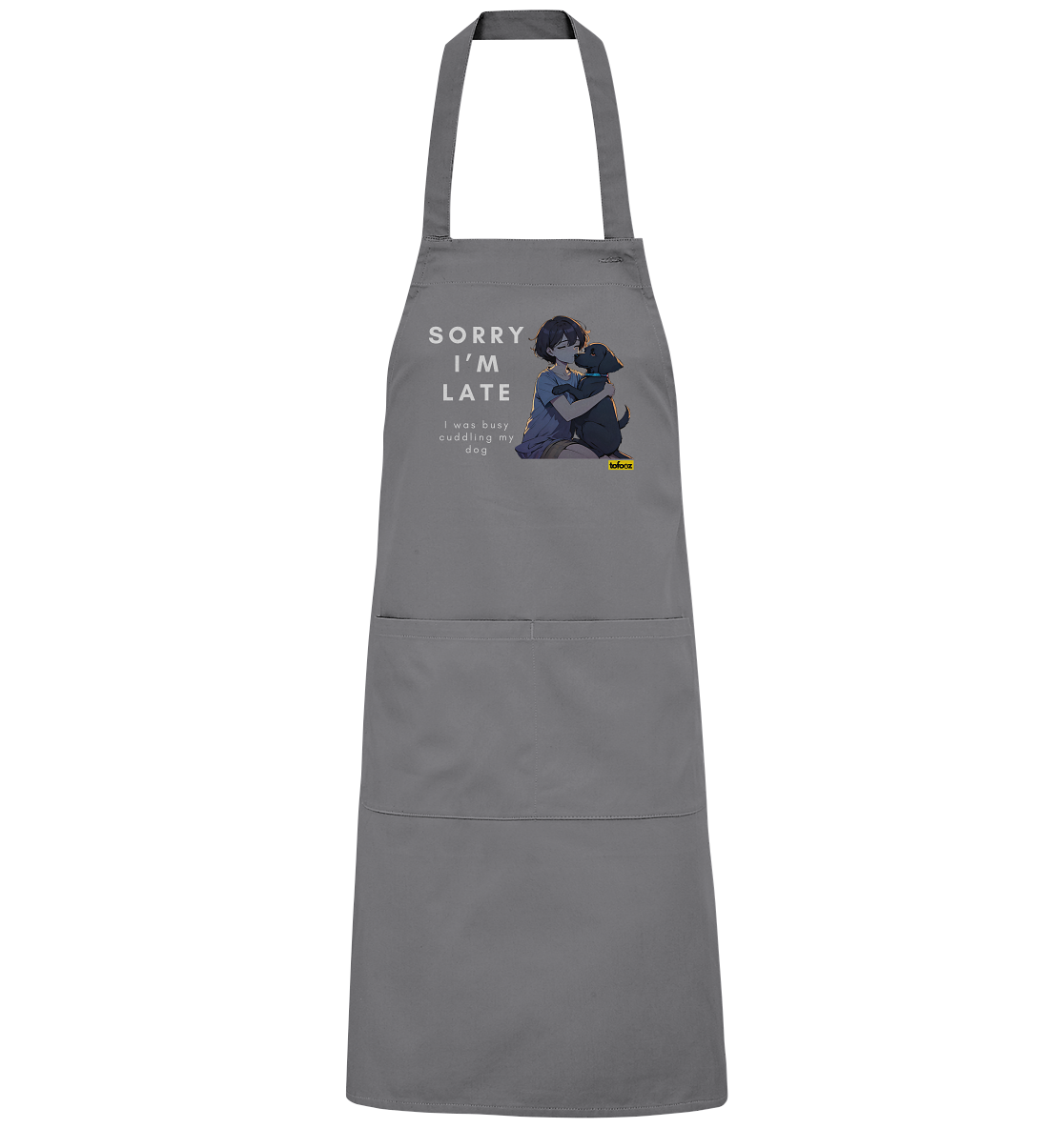 Sorry I'm Late Collection - Organic BBQ Apron