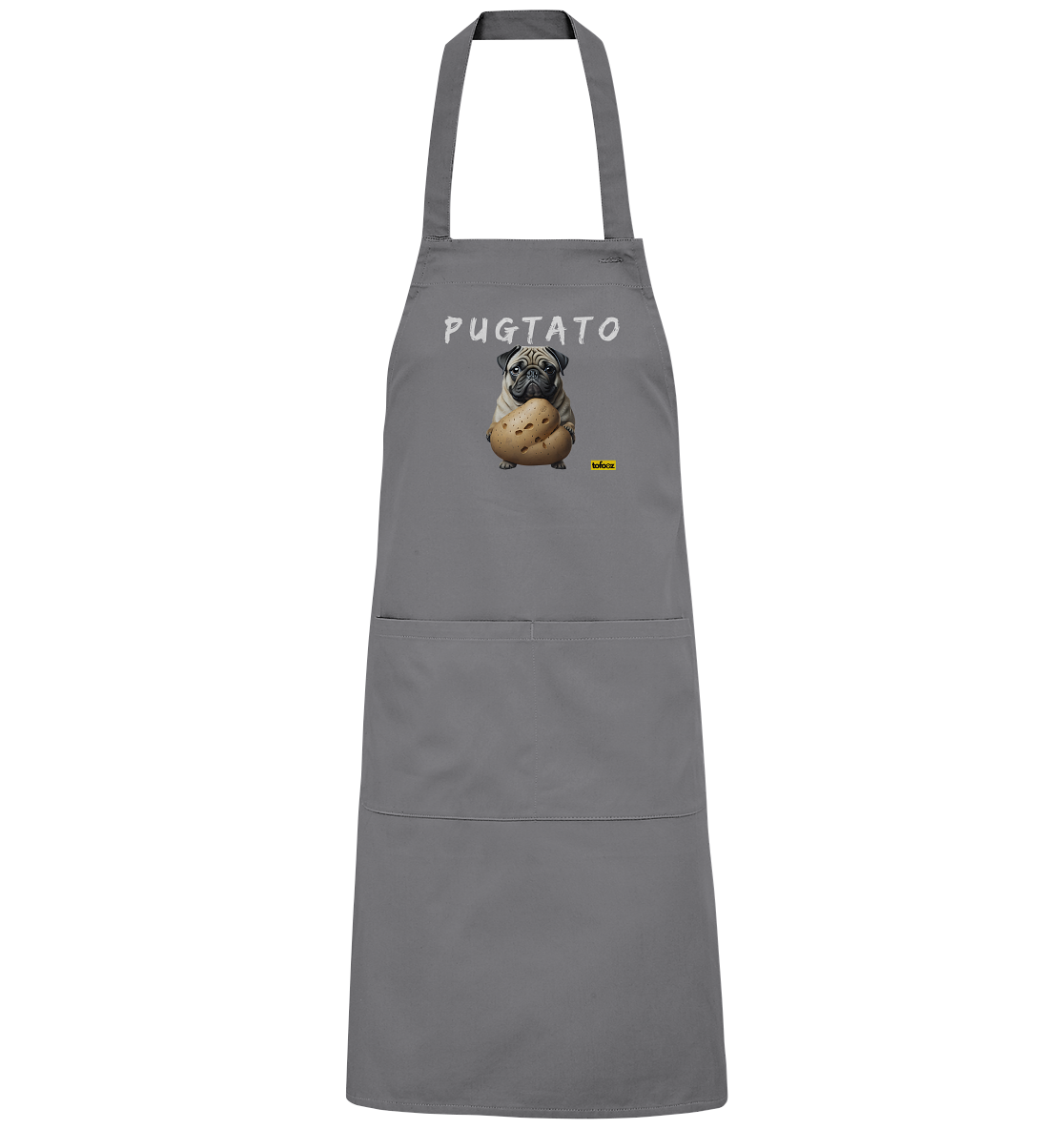 Pugtato - Pug  - Organic BBQ Apron