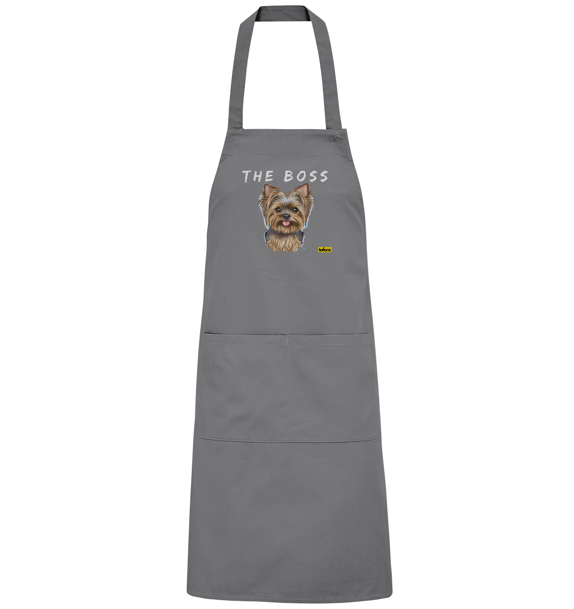 The Boss - Yorkshire Terrier - Organic BBQ Apron