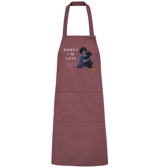 Sorry I'm Late Collection - Organic BBQ Apron