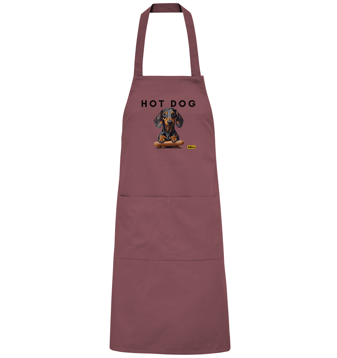 Hot Dog - Dachshund  - Organic BBQ Apron