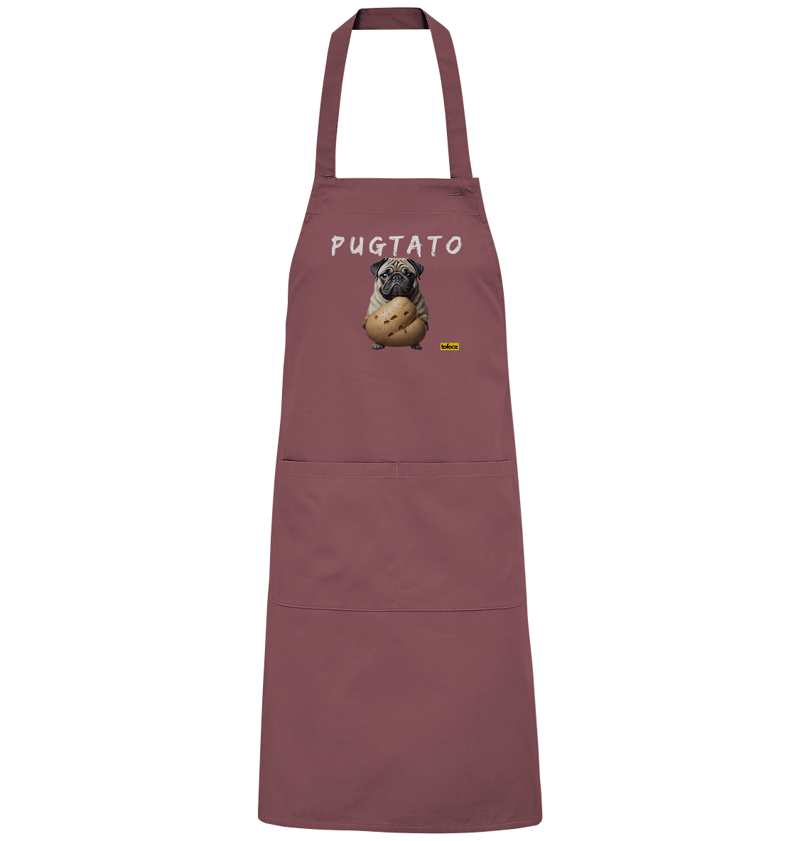 Pugtato - Pug  - Organic BBQ Apron