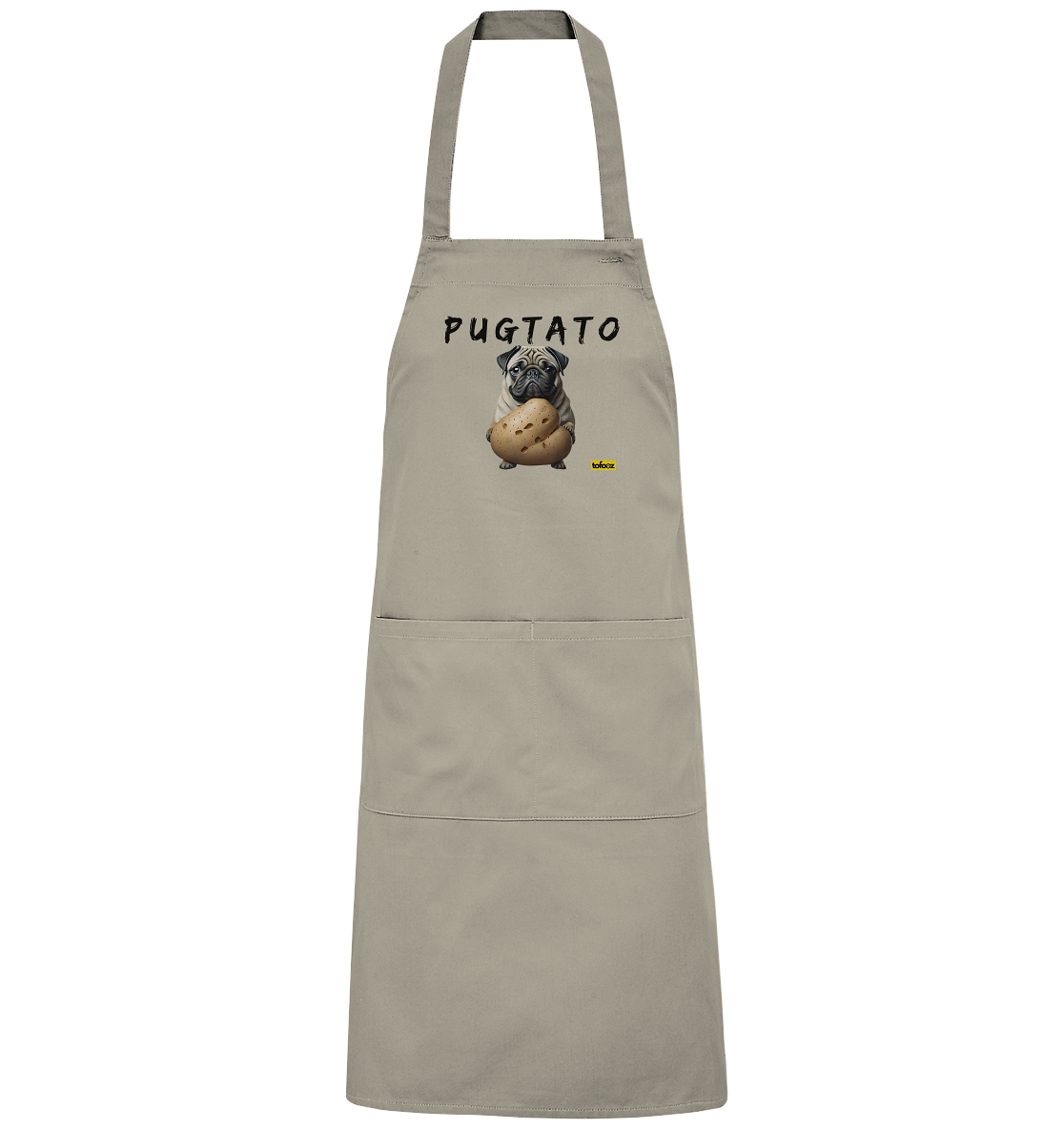 Pugtato - Pug  - Organic BBQ Apron