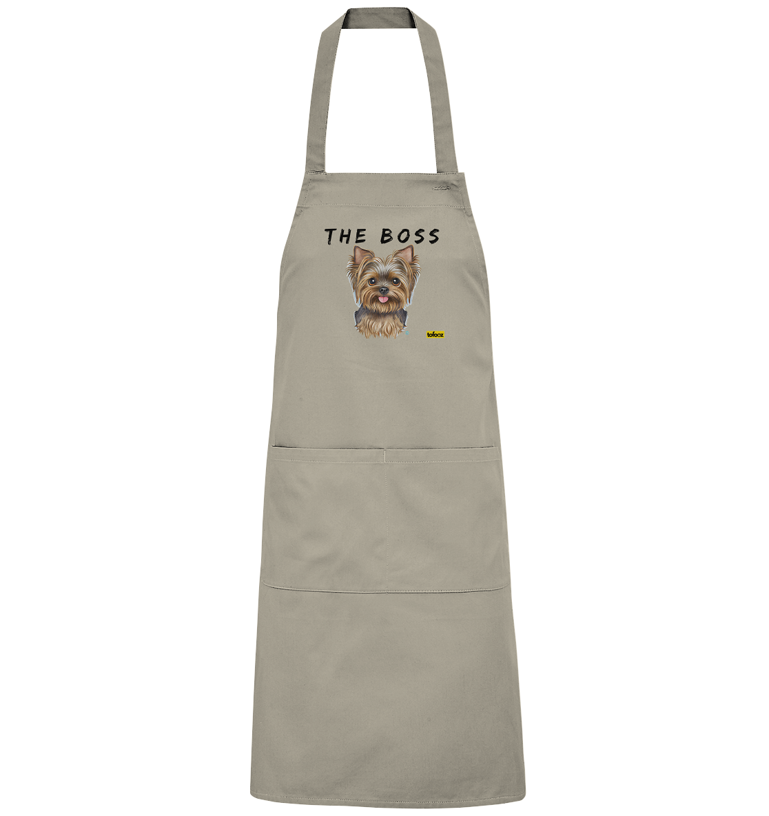 The Boss - Yorkshire Terrier - Organic BBQ Apron