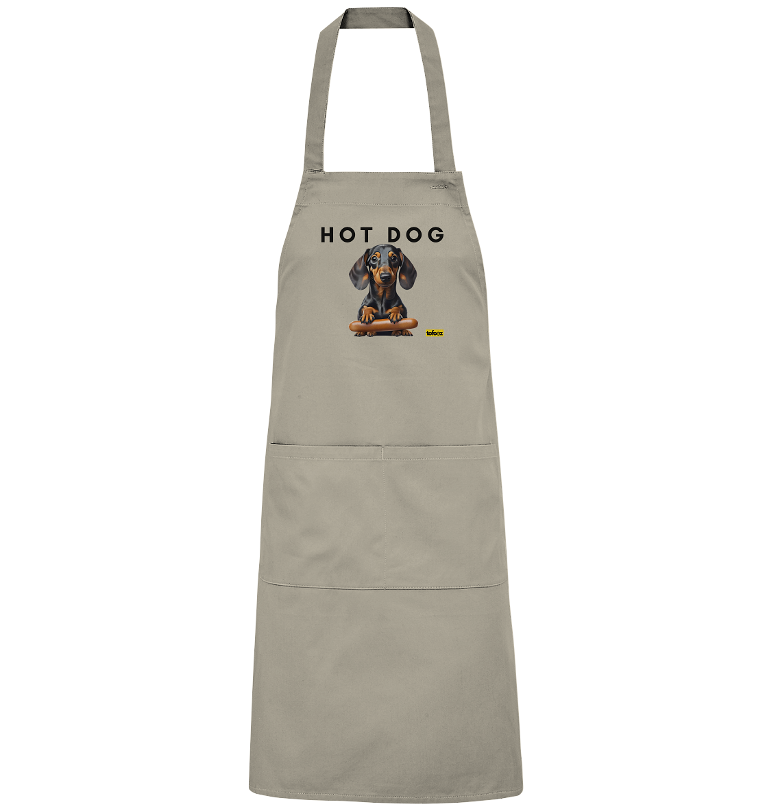 Hot Dog - Dachshund  - Organic BBQ Apron