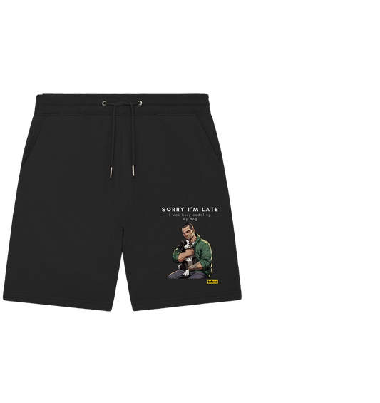 Sorry I'm Late Gamer Style Collection - Organic Short Sweatpants