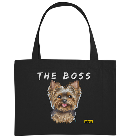 The Boss - Yorkshire Terrier - Organic Shopping Bag