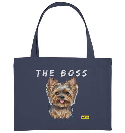 The Boss - Yorkshire Terrier - Organic Shopping Bag