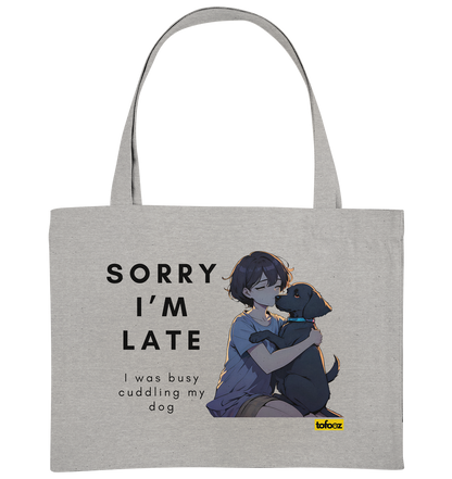 Sorry I'm Late Collection - Organic Shopping Bag