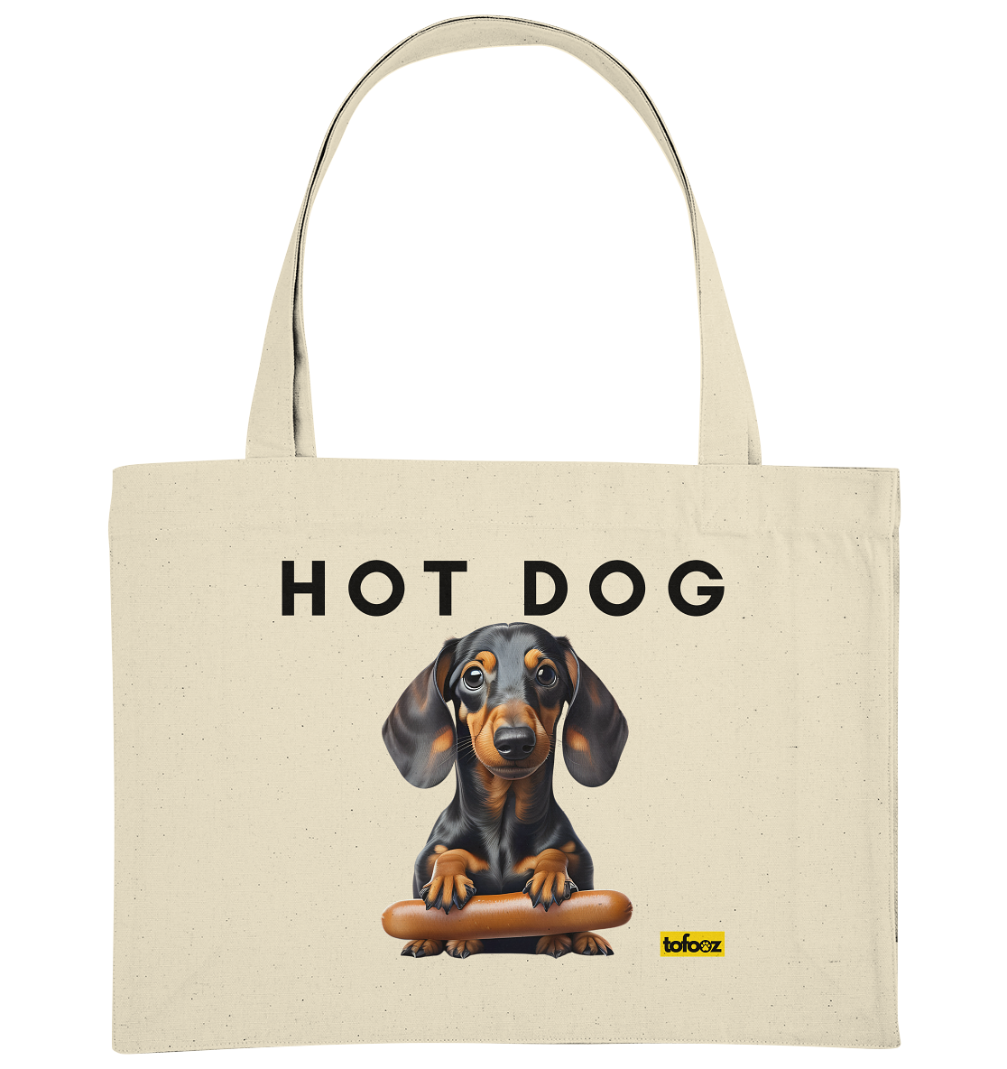 Hot Dog - Dachshund  - Organic Shopping-Bag