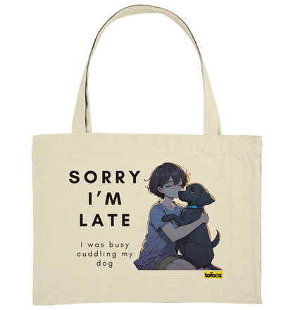 Sorry I'm Late Collection - Organic Shopping Bag