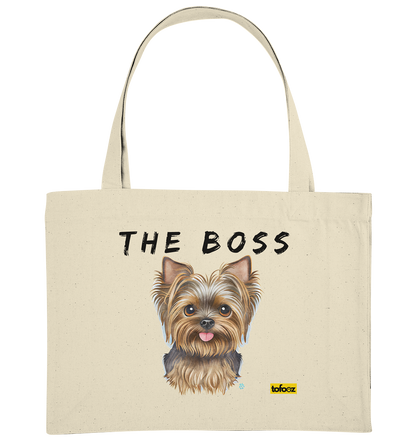 The Boss - Yorkshire Terrier - Organic Shopping Bag