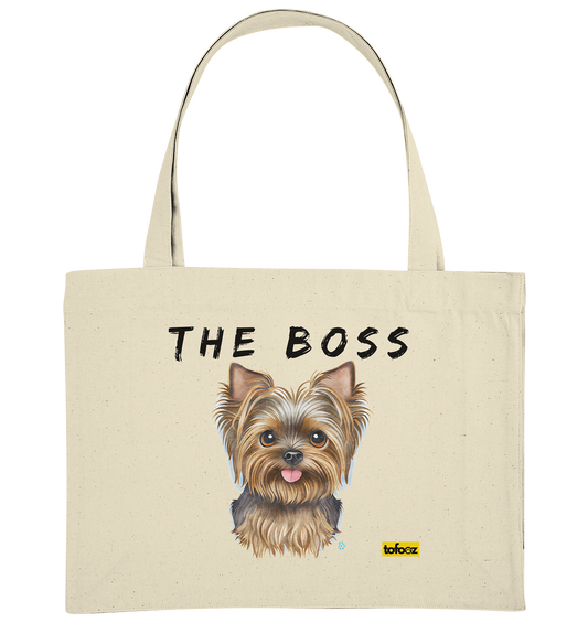 The Boss - Yorkshire Terrier - Organic Shopping Bag