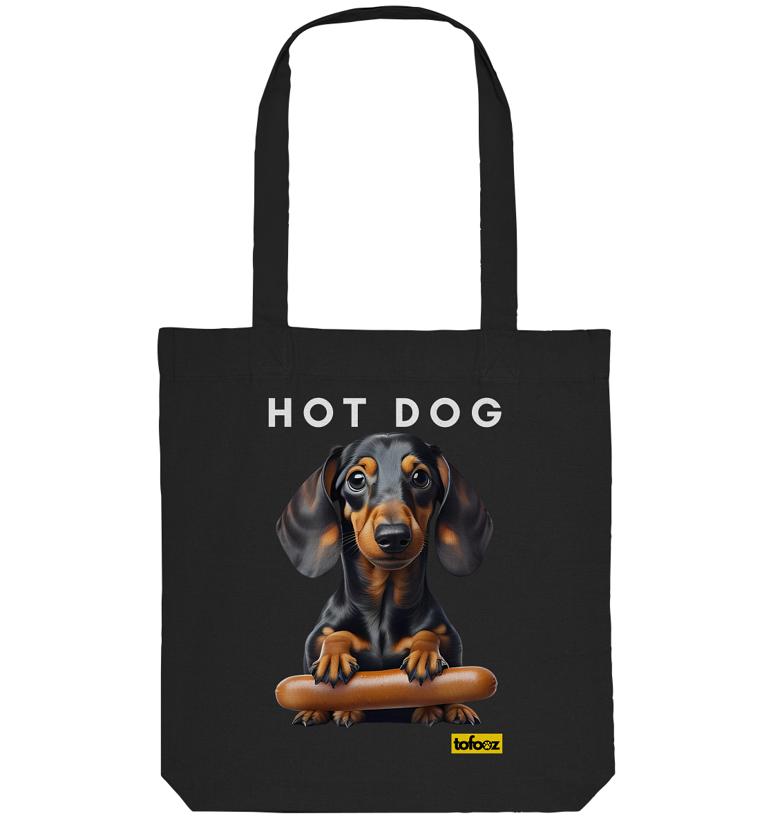 Hot Dog - Dachshund - Organic Tote-Bag