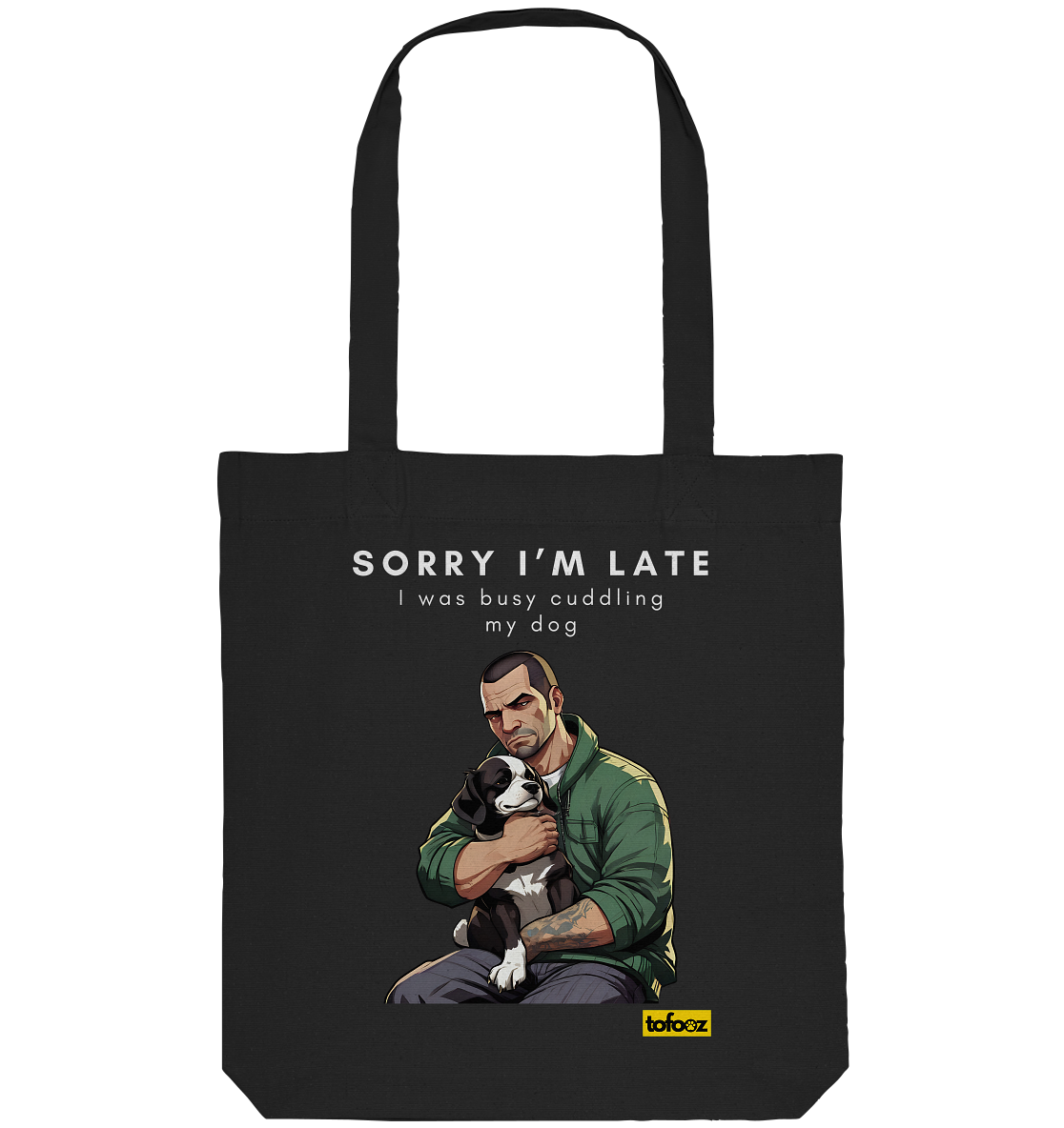 Sorry I'm Late Gamer Style Collection - Organic Tote-Bag