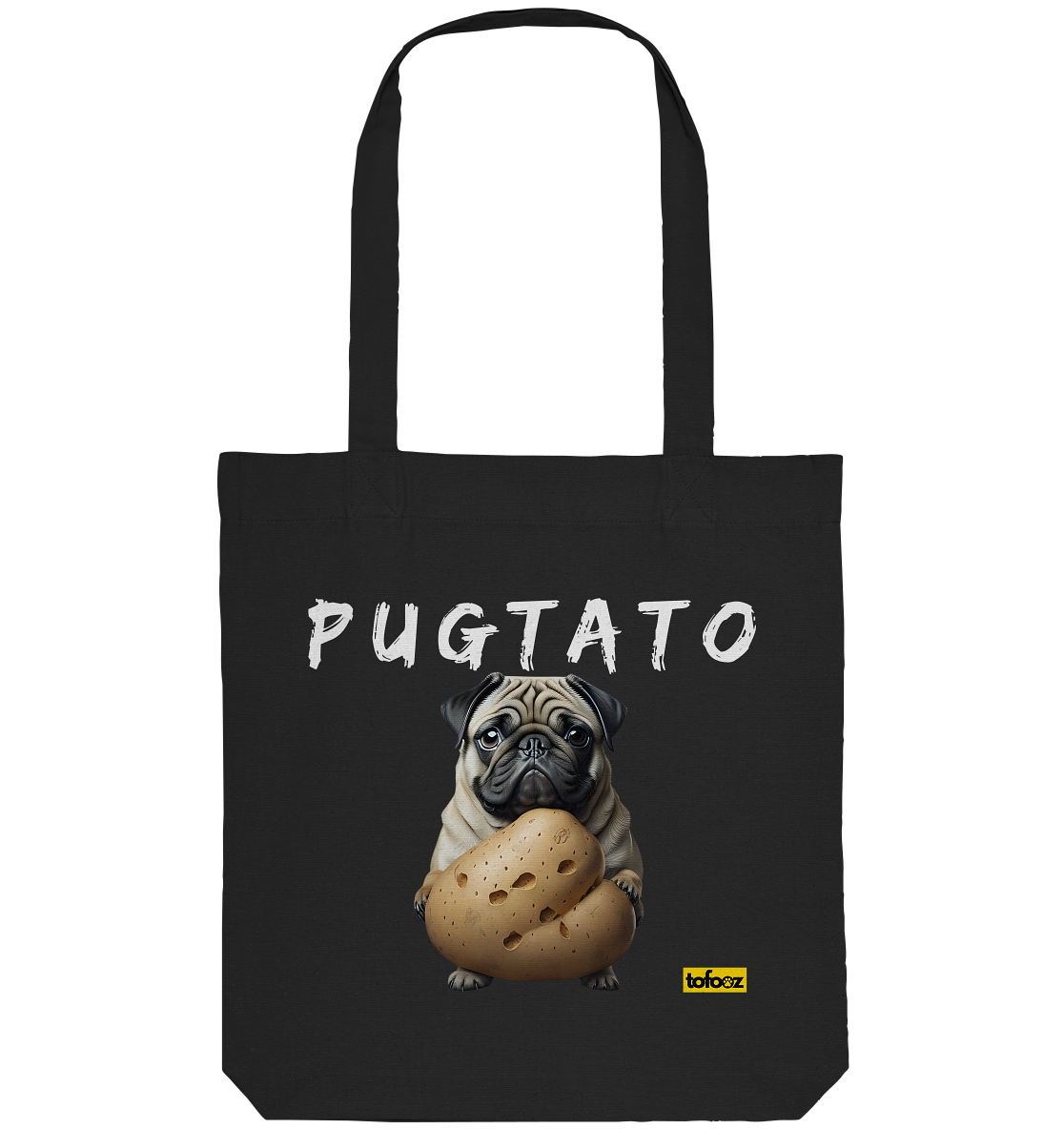 Pugtato - Pug - Organic Tote Bag