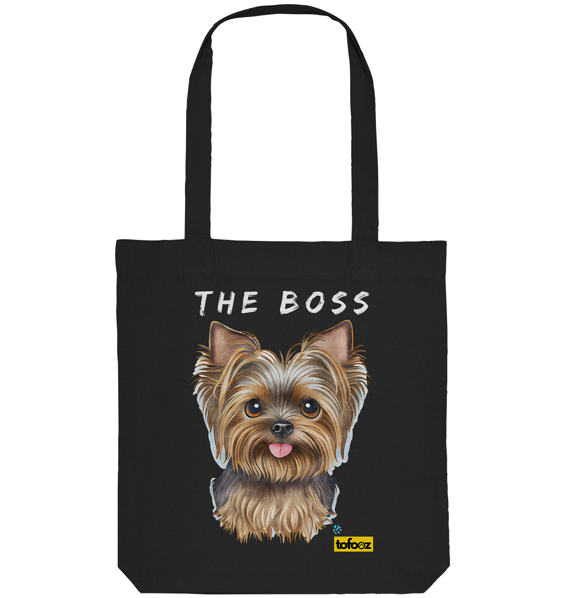 The Boss - Yorkshire Terrier - Organic Tote Bag