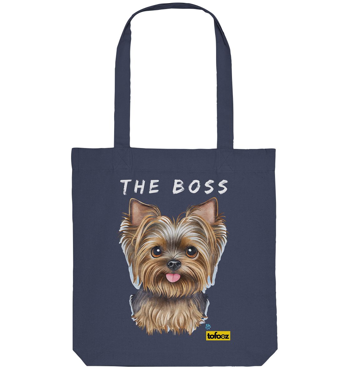 The Boss - Yorkshire Terrier - Organic Tote Bag