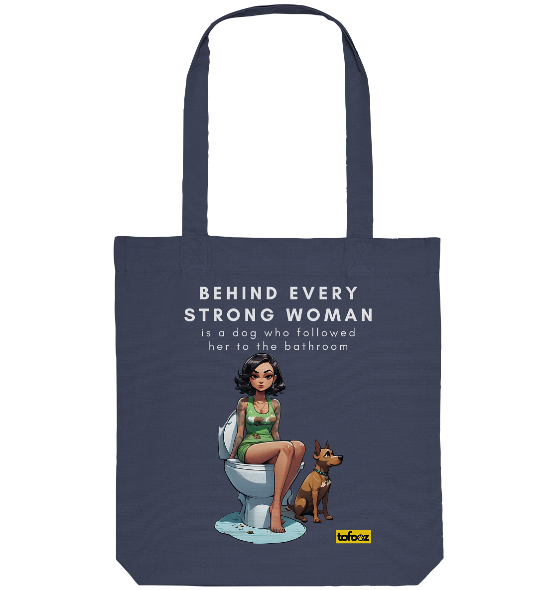 Behind Every Strong Woman Collection - Organic Tote Bag