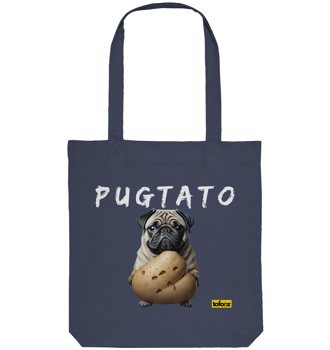 Pugtato - Pug - Organic Tote Bag