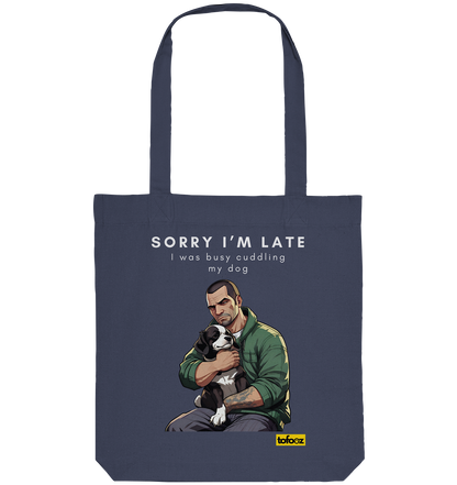 Sorry I'm Late Gamer Style Collection - Organic Tote-Bag