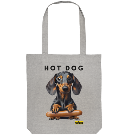 Hot Dog - Dachshund - Organic Tote-Bag