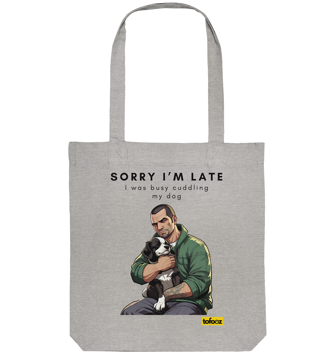 Sorry I'm Late Gamer Style Collection - Organic Tote-Bag