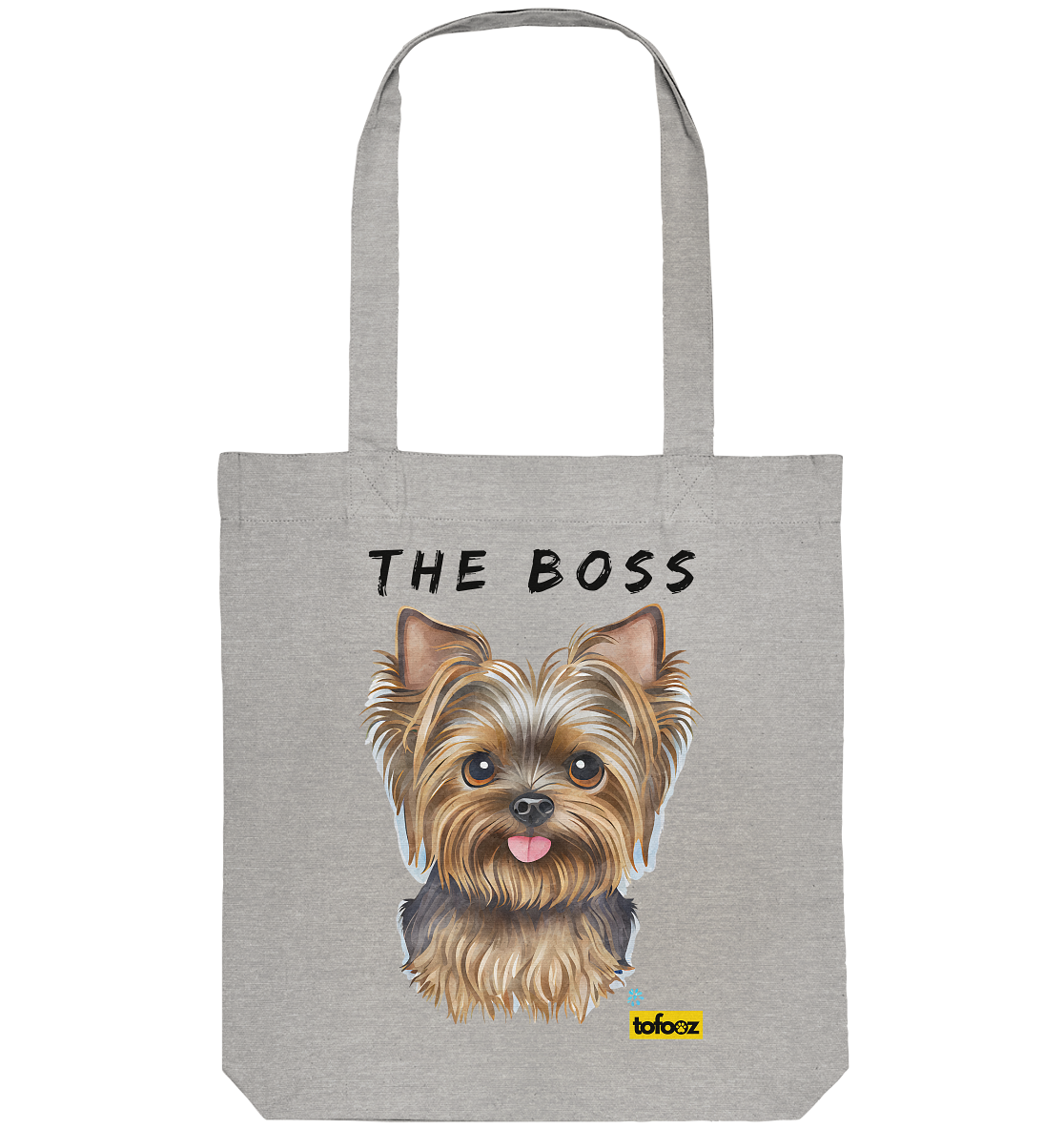 The Boss - Yorkshire Terrier - Organic Tote Bag