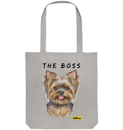 The Boss - Yorkshire Terrier - Organic Tote Bag